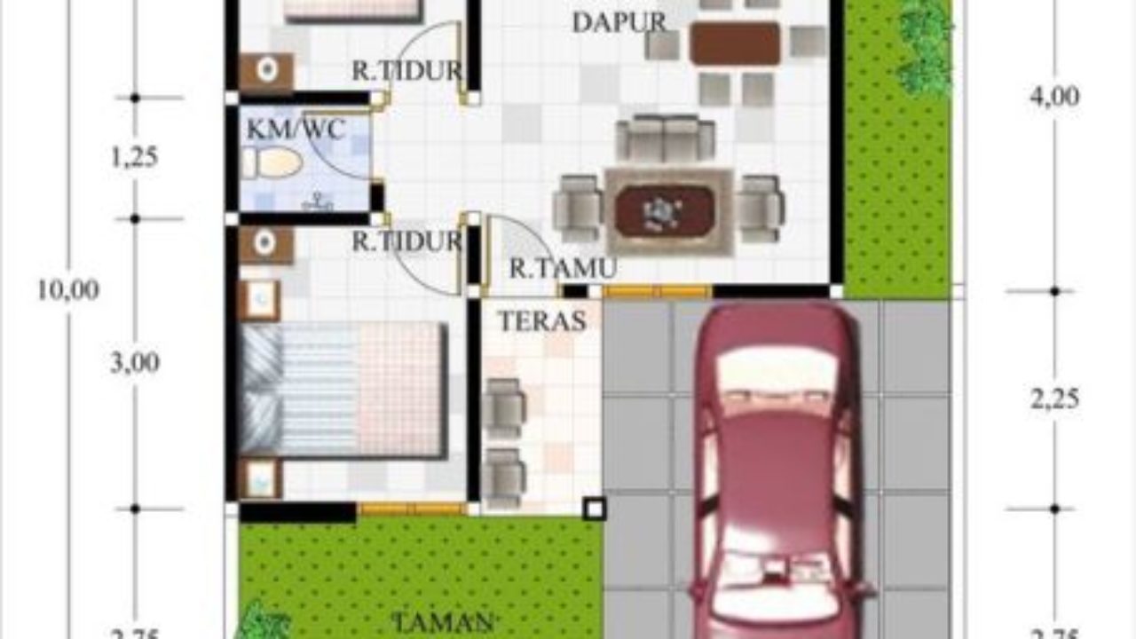 9 Desain Rumah Type 36 Yang Cocok Untuk Pasutri Anyar